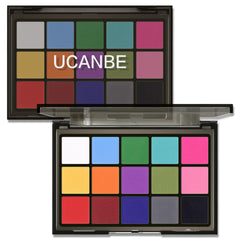 UCANBE Halloween 15 sombras mate para looks audaces y duraderos.