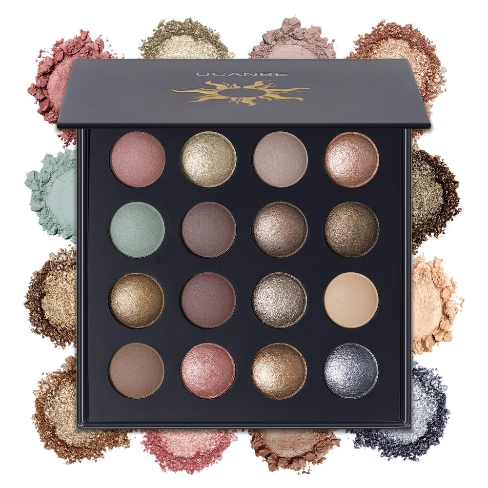 UCANBE paleta sombras 16 tonos nude para looks diarios y naturales