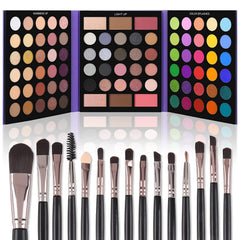 UCANBE paleta de sombras 86 colores para looks naturales o atrevidos