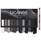 UCANBE Smokey Eyeshadow Palette closed view with 12 shades for day-to-night looks