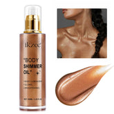 UCANBEMAKEUP Shimmer Oil 100ml bottle for radiant, lightweight glow.