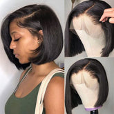 UCUVIC bob wig 13x4 lace front close-up showing invisible lace for seamless blend