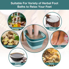 Udefineit foot bath basin bottom massage bumps provide Shiatsu-like relief