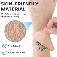 Udefineit cobertura tatuaje aplicada sin residuo y facil