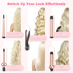 Ufree 0.5 inch barrel with clip enables quick, secure curls for busy mornings