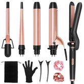 Ufree 5 in 1 curling iron with tapered 0.35–0.71 inch barrel for versatile styling