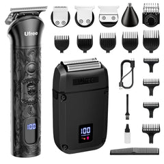 Ufree beard trimmer with 4 heads for versatile grooming and precise shaping