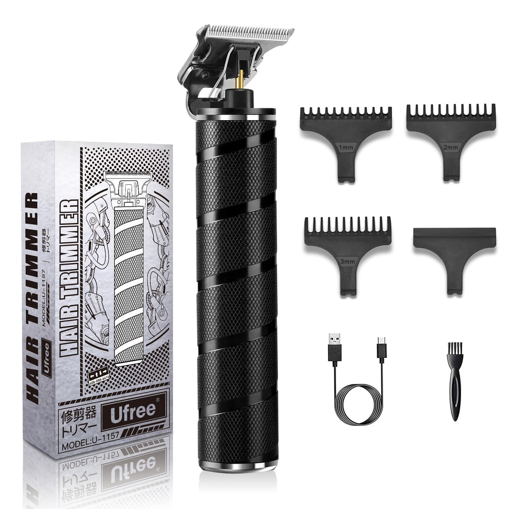 Ufree mens beard trimmer with T-Blade for precise lines