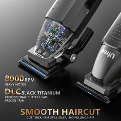 Ufree two-speed motor cutting head for precise fades