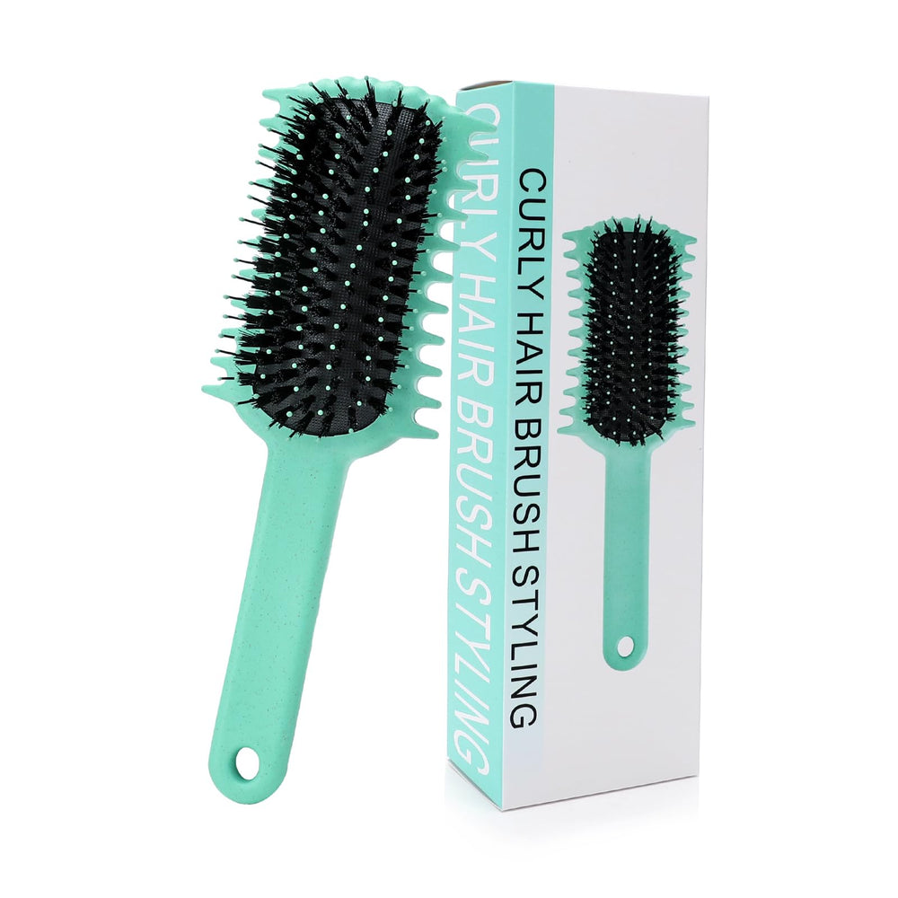 UHACLWS Curly Brush volume-defining bristles for smooth detangling.
