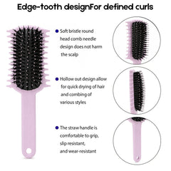 UHACLWS Curly Hair Brush compact travel size for on-the-go curl touch-ups
