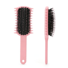 UHACLWS Curly Hair Brush special teeth design for even hair division and styling