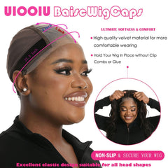 UIOOIU breathable mesh wig cap keeps scalp cool.