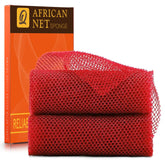 UJFQBH African Net Sponge back cleaning for full-body reach during bath
