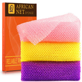 Esponja africana UJFQBH rosa para exfoliar y renovar la piel en la ducha