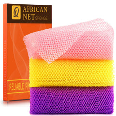 Esponja africana UJFQBH rosa para exfoliar y renovar la piel en la ducha