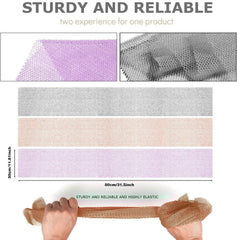 Esponja exfoliante de nylon UJFQBH, resistente y duradera para uso diario.