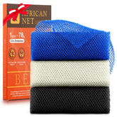 Esponjas africanas UJFQBH: set de 3 piezas para uso familiar en la ducha.