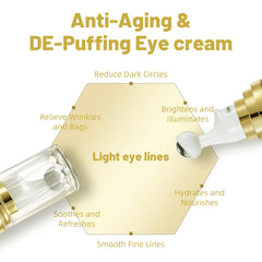 UJHAY eye serum promotes quick absorption for smoother under-eye skin.