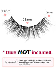 Ukrizi KD01 wispy lashes offering multi-layered dimension for soft, eye-opening definition.