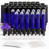 ULG essential oil roller bottle 10ml cobalt blue glass for UV protection