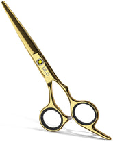 ULG hair cutting scissors full view showing 6.5-inch professional profile