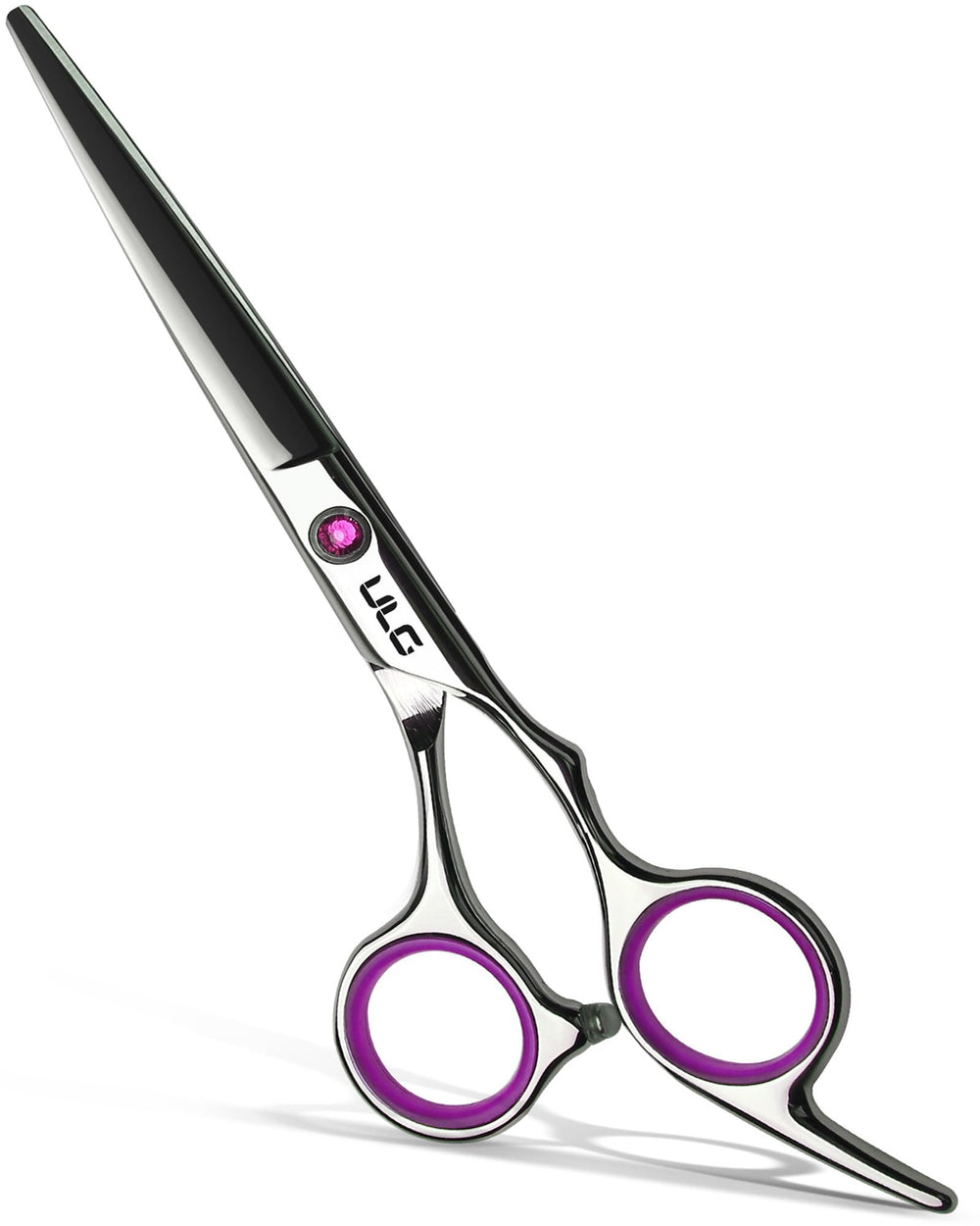 ULG hair cutting scissors with 6.5 inch blades for precise salon-level cuts.