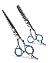 ULG hair cutting scissors blade edge delivers precise, clean trims.