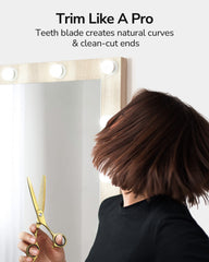 ULG texturizing shears with razor edge for soft, natural layering