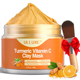 ulluxe arcilla cúrcuma textura cremosa para piel suave y radiante
