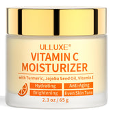 Ulluxe Vitamina C crema para rostro con radiancia y brillo suave.