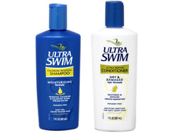 UltraSwim champú-reparación: dúo dinámico para cabello tras la piscina, suavidad y control.