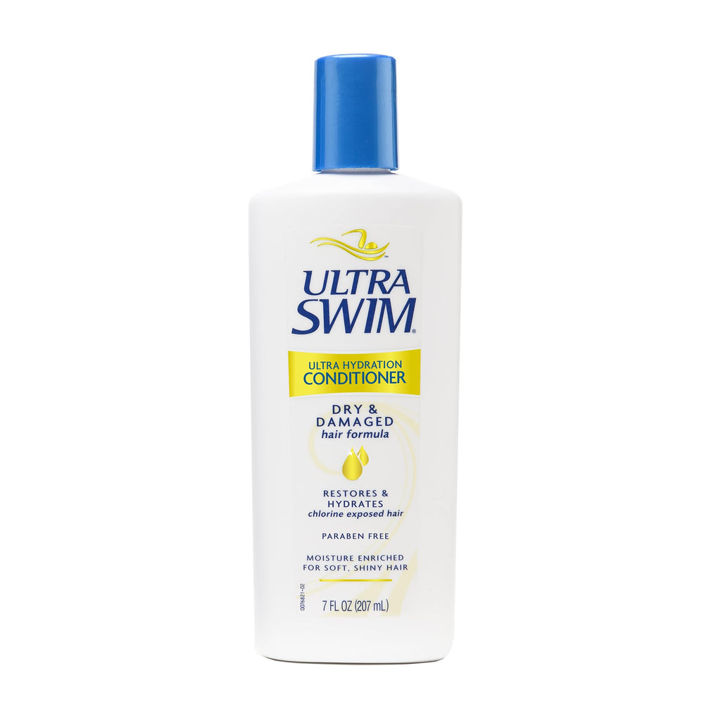 UltraSwim Ultra Hydration Swim Conditioner bottle delivering nourishment after chlorine exposure