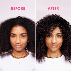 Curl Jelly used with head upside down for added volume.