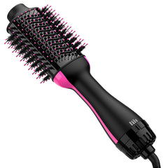 Umeely 4-in-1 hair dryer brush with oval barrel for smooth, voluminous styling.