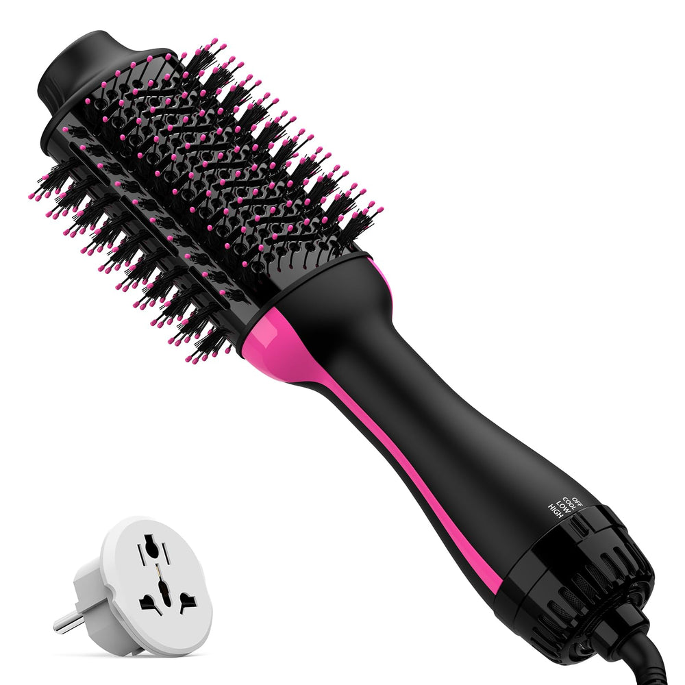 Umeely dual voltage hair dryer brush with oval barrel for smooth, voluminous blowouts