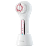Umickoo electric cleansing brush shows 2-way rotation for zone-focused cleansing.