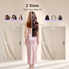 Toalla Umisleep 41x30, cobertura amplia para cabello largo y grueso