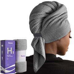 Toalla de microfibra extra grande Umisleep para secado rápido del cabello
