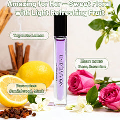 Umpeimvon Marshmallow Blush Amazing for Her offers lemon and rose for a fresh feel