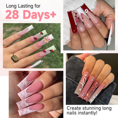 UNA GELLA 12 tallas en tips, ajuste perfecto para uñas diversas