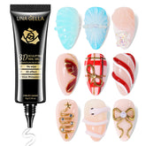 UNA GELLA gel para uñas, diseño 3D desde el tubo, fácil de modelar.