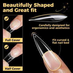 UNA GELLA grabado-interior-profundo mejora adherencia entre uñas y tips.
