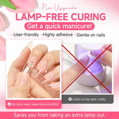 UNA GELLA nail glue remover 12ml showing watery texture for gentle removal