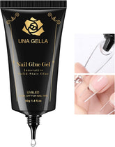 La UNA GELLA es pegamento gel para uñas de 40 g con fijación sólida.