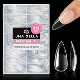 UNA GELLA Stiletto full-cover tips for durable extensions and easy application