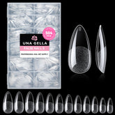UNA GELLA tips almendra claros para una aplicación rápida y natural