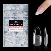 UNA GELLA tip almendra media preforma interna mate para mayor adherencia.