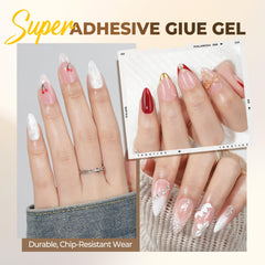 UNA GELLA UV lamp curing process for a crystal-clear finish.