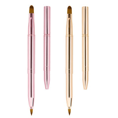 Unaone lip brush dual-ended design for precise lipstick and gloss application on the go.